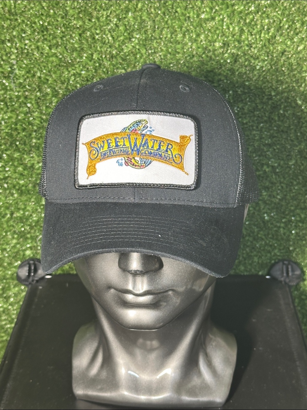 Sweet Water Brewing Company Black Logo Trucker Hat
